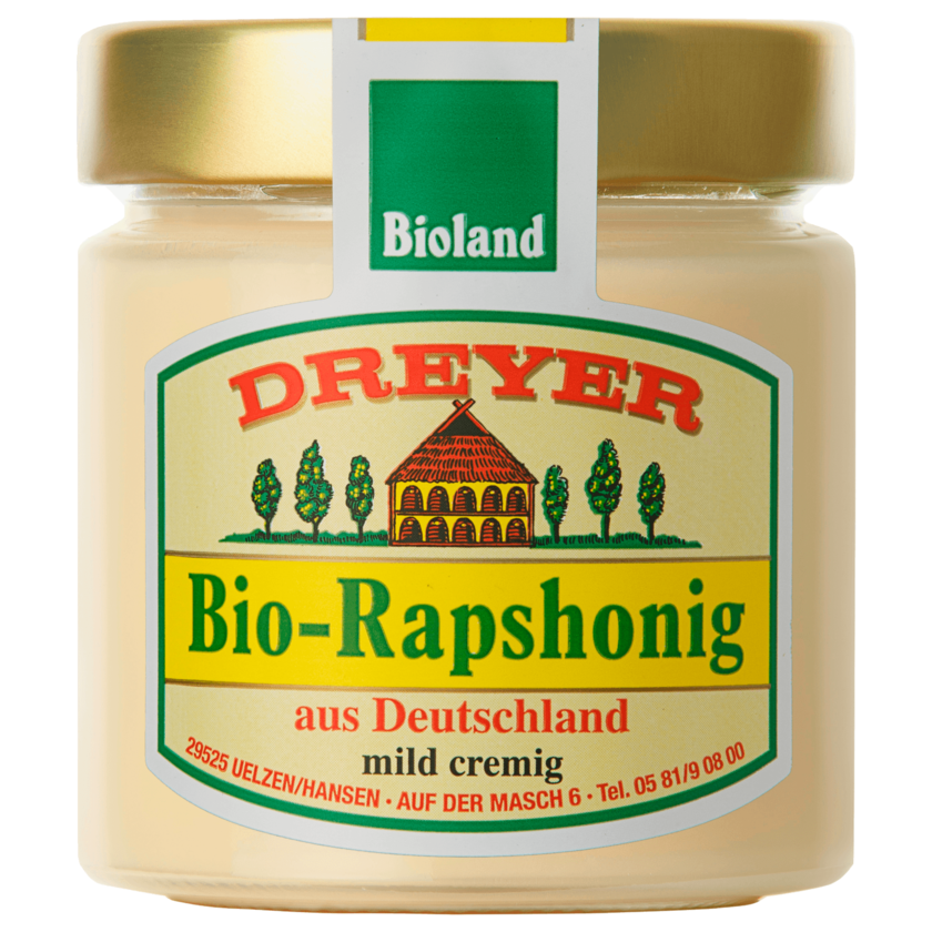 Dreyer Bio-Rapshonig mild cremig 250g